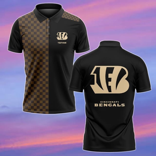 Cincinnati Bengals Personalized Men Polo Shirt AZBTPLS000077
