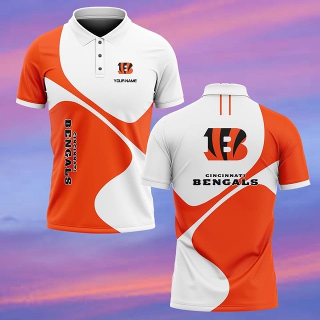 Cincinnati Bengals Personalized Men Polo Shirt AZBTPLS000083