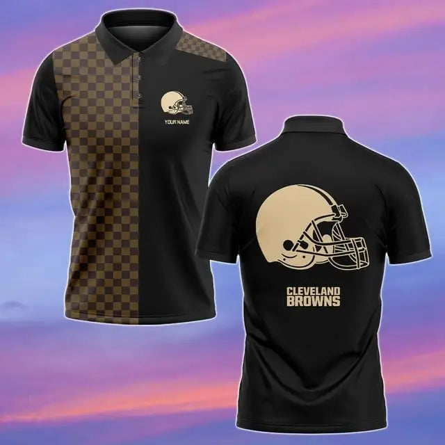 Cleveland Browns Personalized Men Polo Shirt AZBTPLS000101