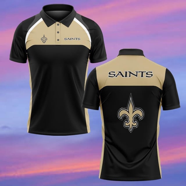 New Orleans Saints Personalized Men Polo Shirt AZBTPLS000114