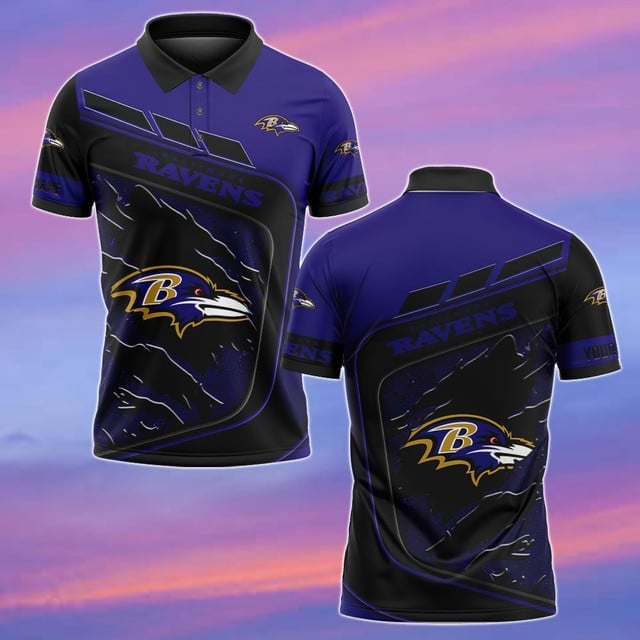 Baltimore Ravens Personalized Men Polo Shirt AZBTPLS000232