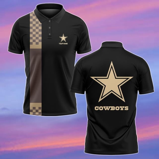 Dallas Cowboys Personalized Men Polo Shirt AZBTPLS000307