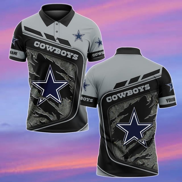 Dallas Cowboys Personalized Men Polo Shirt AZBTPLS000312