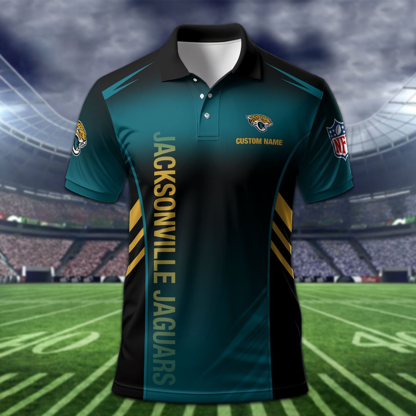 Jacksonville Jaguars Personalized Men Polo Shirt AZBTPLS000269