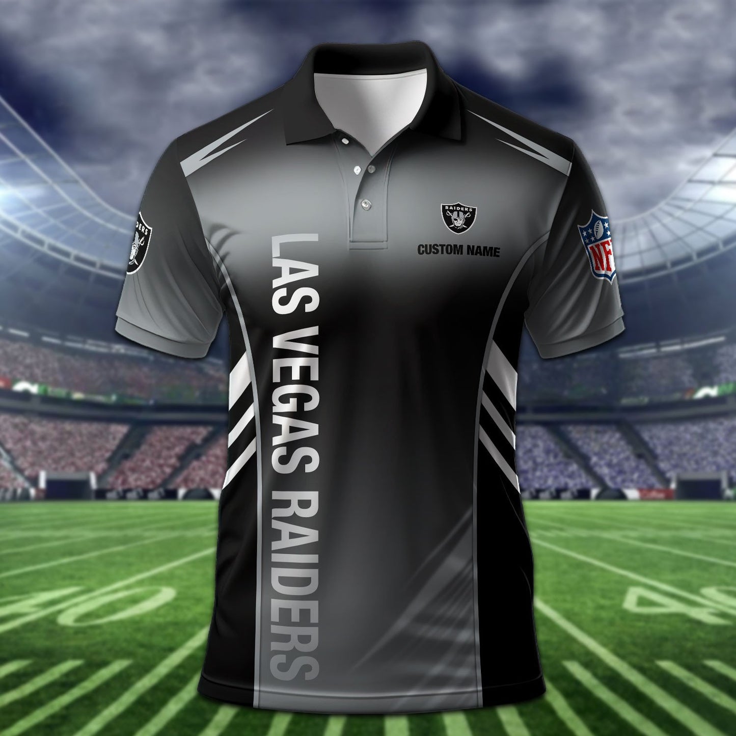 Las Vegas Raiders Personalized Men Polo Shirt AZBTPLS000271