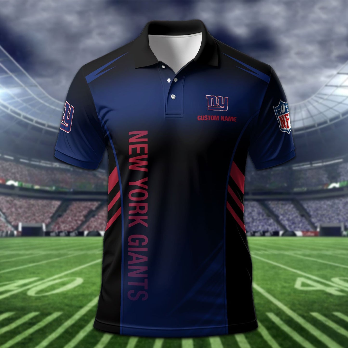 New York Giants Personalized Men Polo Shirt AZBTPLS000278