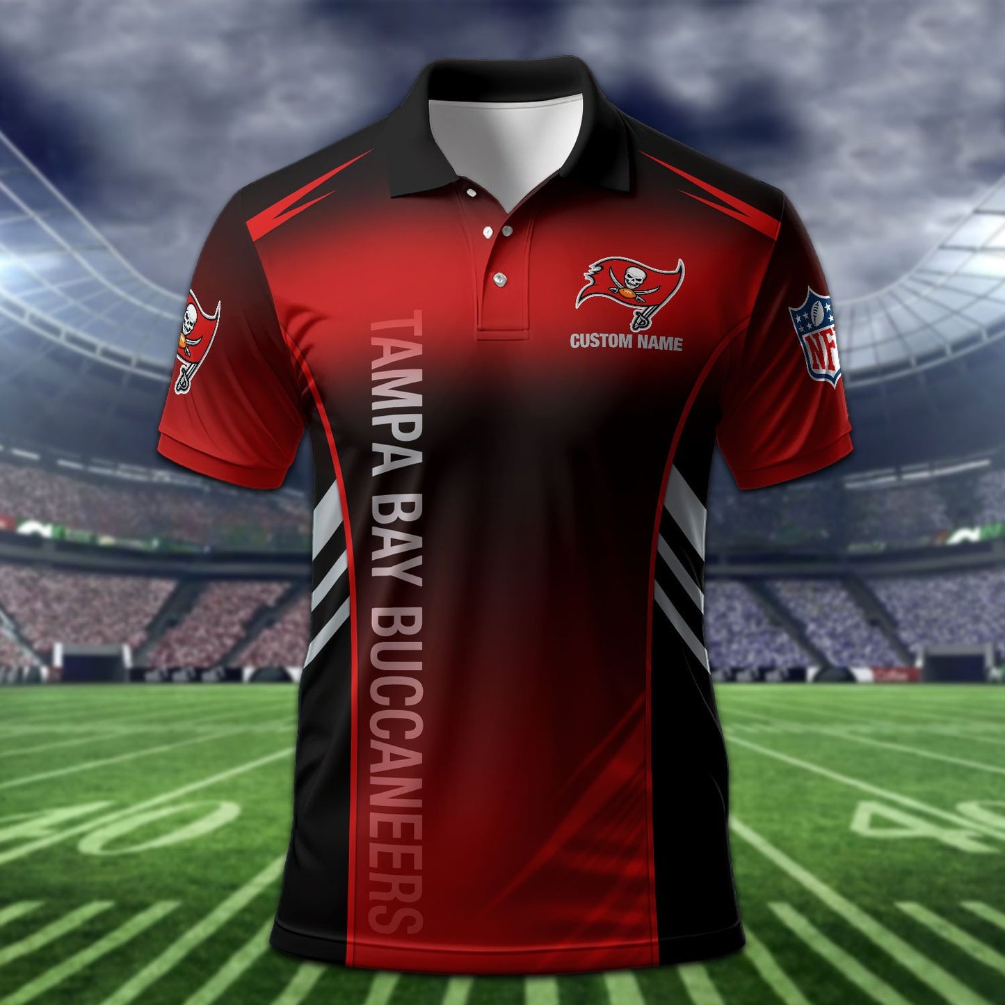 Tampa Bay Buccaneers Personalized Men Polo Shirt AZBTPLS000284