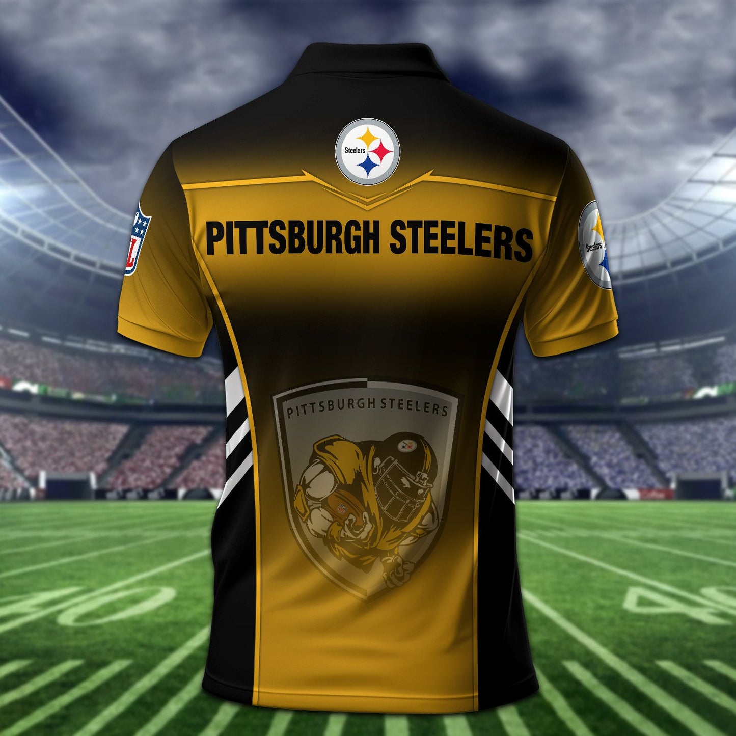 Pittsburgh Steelers Personalized Men Polo Shirt AZBTPLS000281
