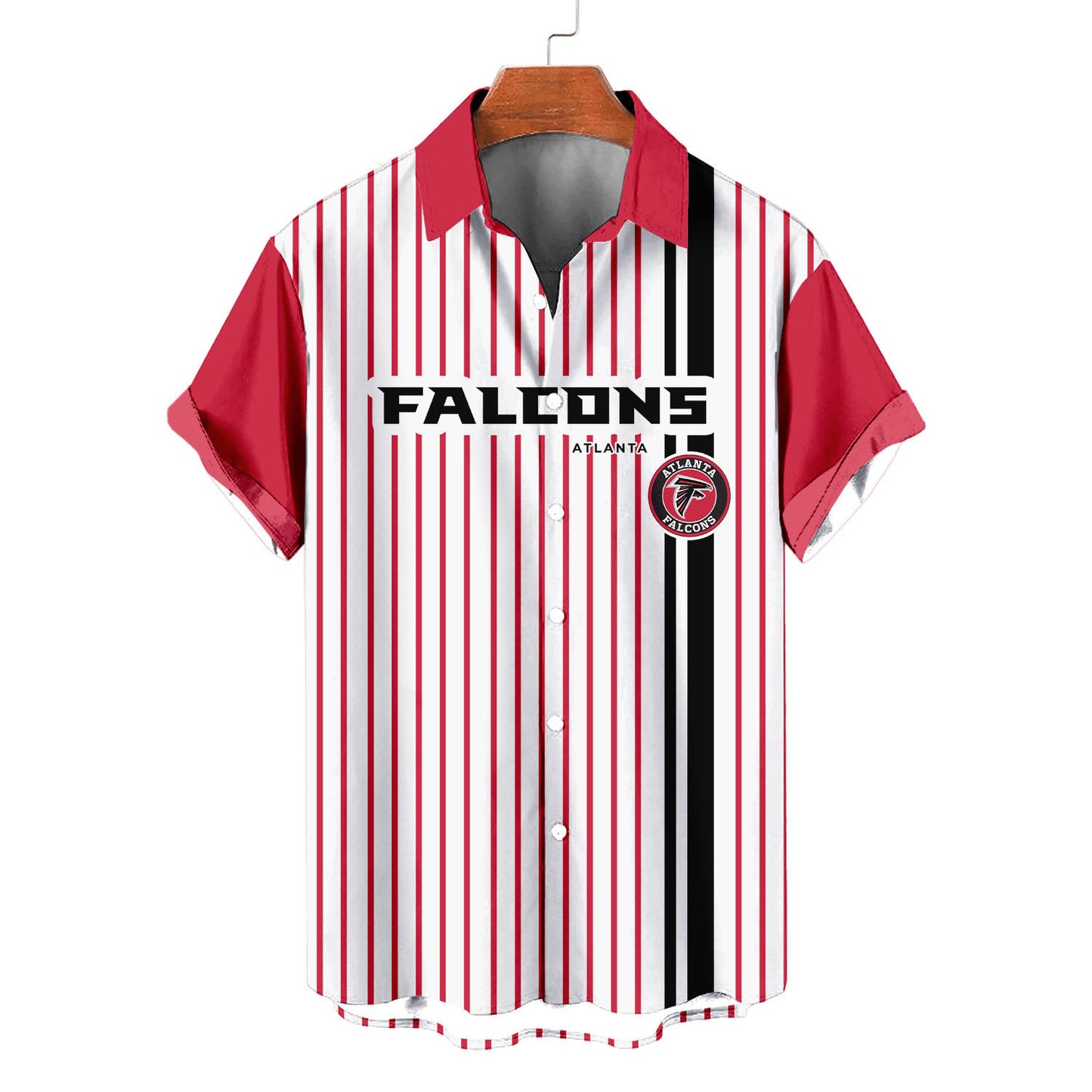Atlanta Falcons Classic Retro Mascot Line Hawaiian Shirt AZBTHWS000075