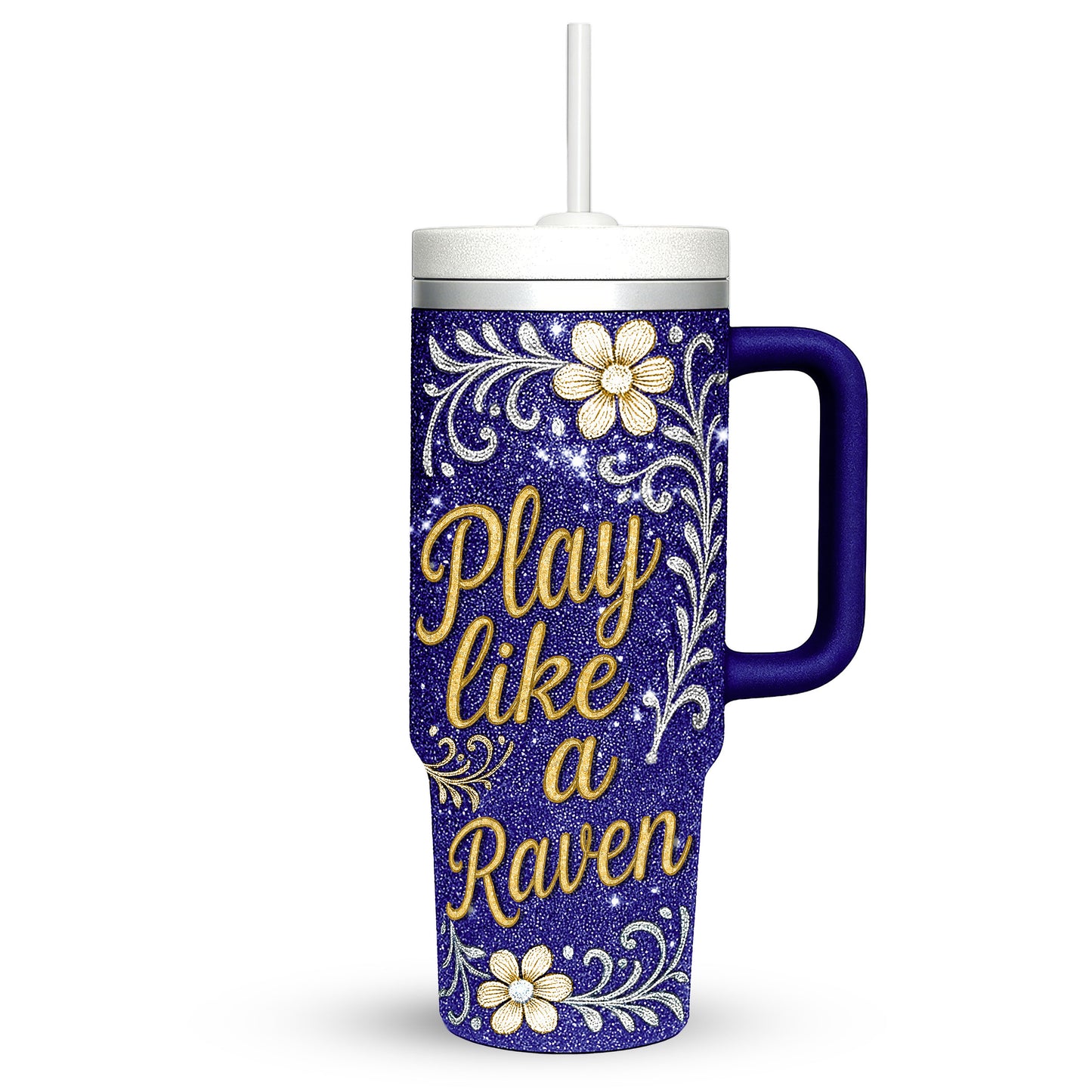 Baltimore Ravens Personalized This Girl Loves Her Team Premium 40oz Tumbler AZBT40OZ000194