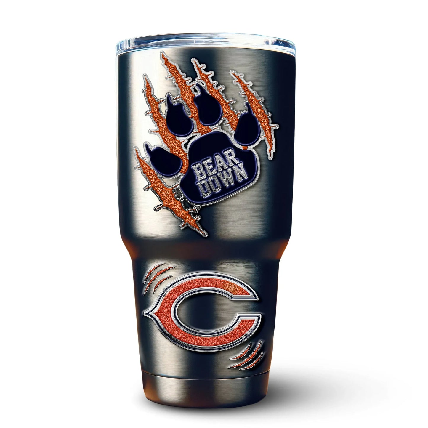 Chicago Bears Premium Tumbler 30oz TD Gifts For Fans AZBTTB30OZ000060