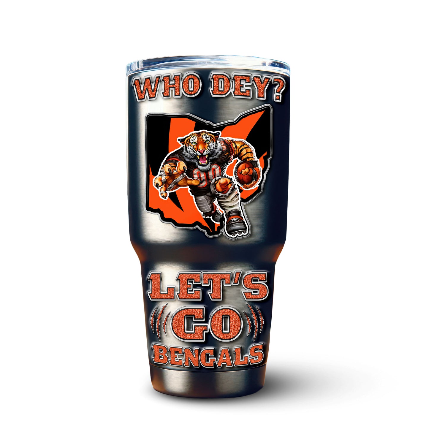 Cincinnati Bengals Premium Tumbler 30oz TD Gifts For Fans AZBTTB30OZ000062