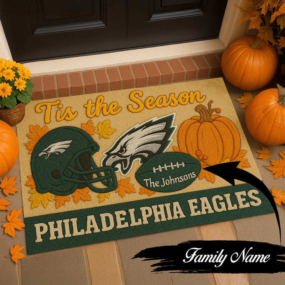 Philadelphia Eagles Premium Halloween Doormat NA84