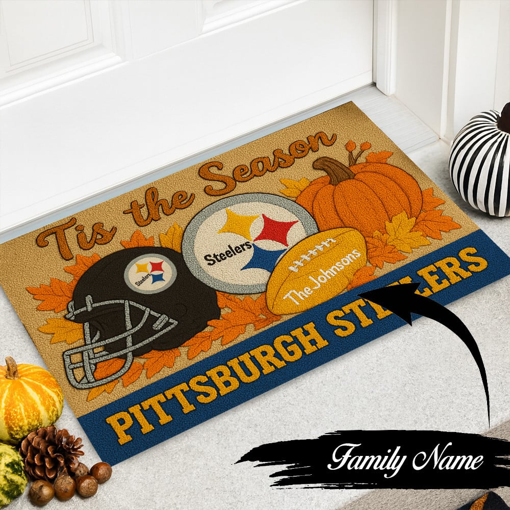 Pittsburgh Steelers Premium Halloween Doormat NA79
