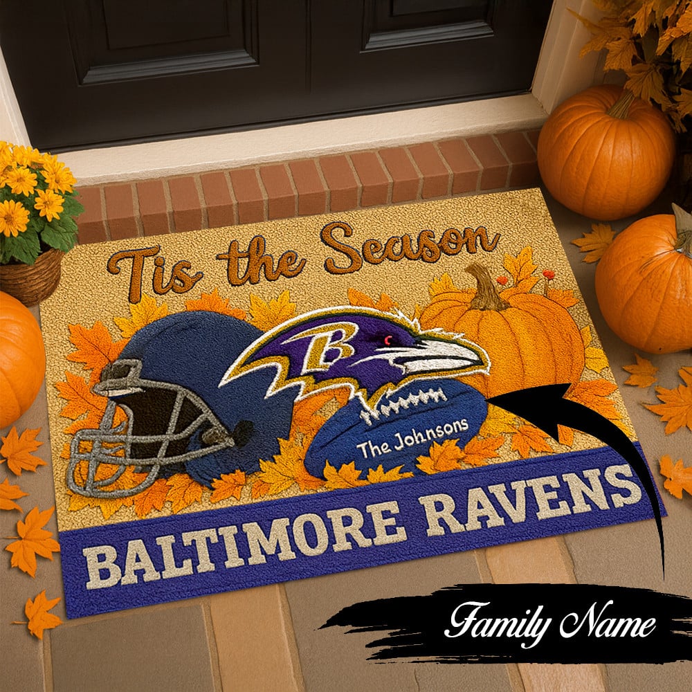 Baltimore Ravens Premium Halloween Doormat NA78