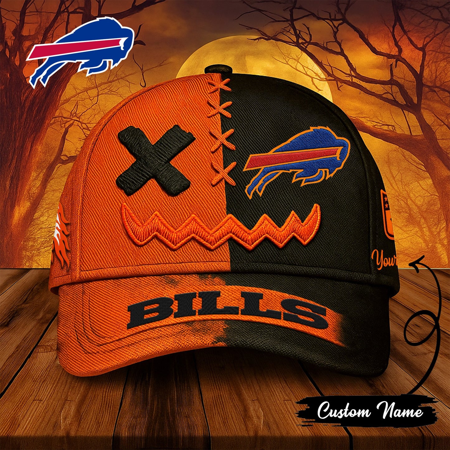 Buffalo Bills Premium Halloween Classic Cap NA69