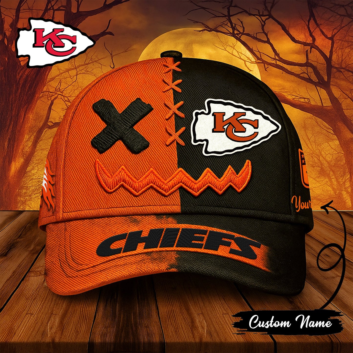 Kansas City Chiefs Premium Halloween Classic Cap NA59