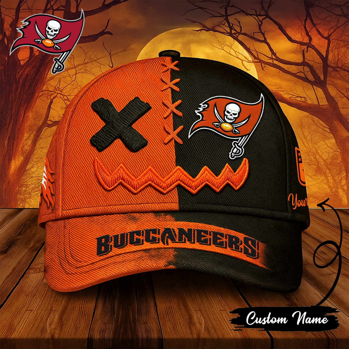 Tampa Bay Buccaneers Premium Halloween Classic Cap NA53