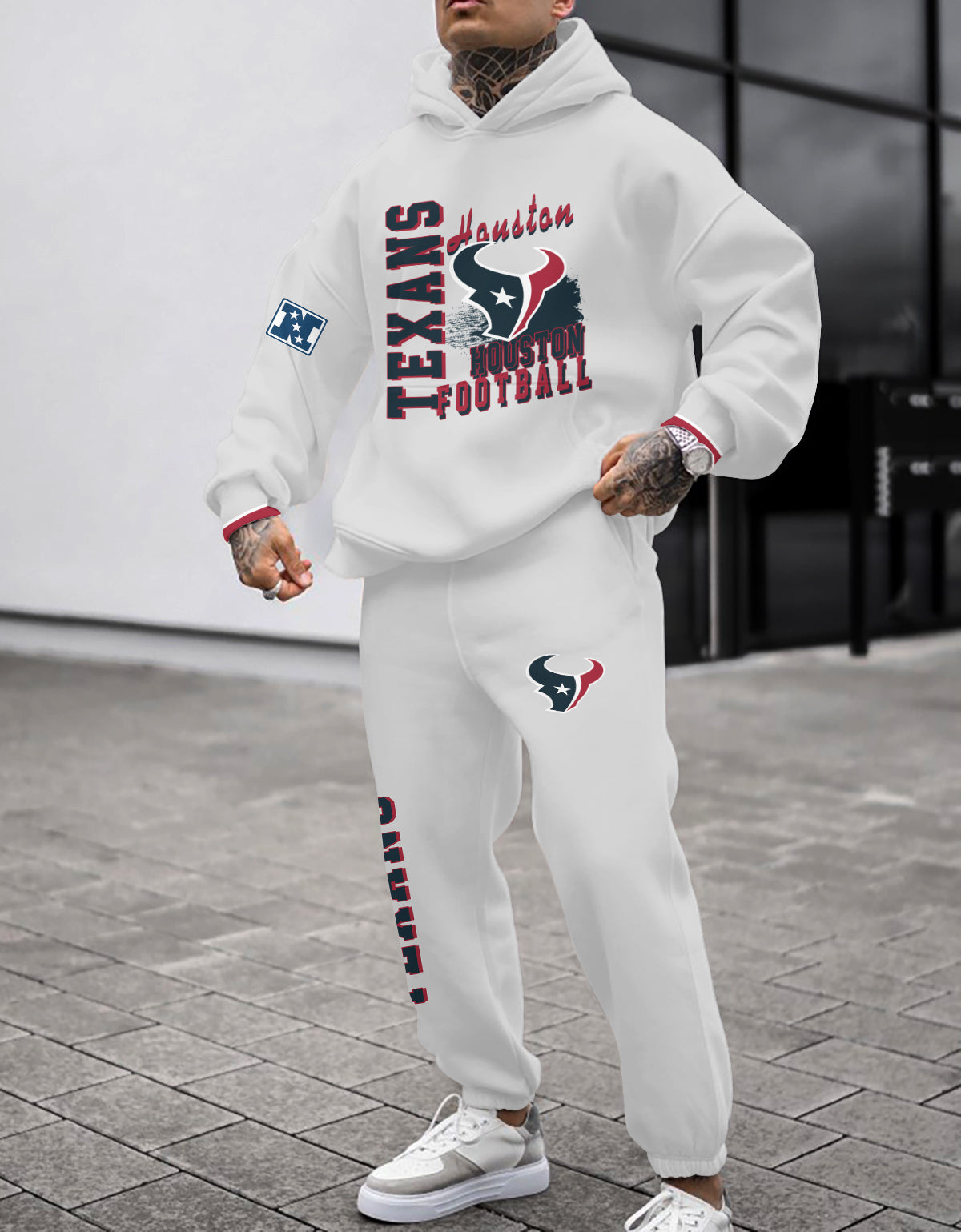Houston Texans Combo Pullover Hoodie And Sweatpants AZBTPHSP000191