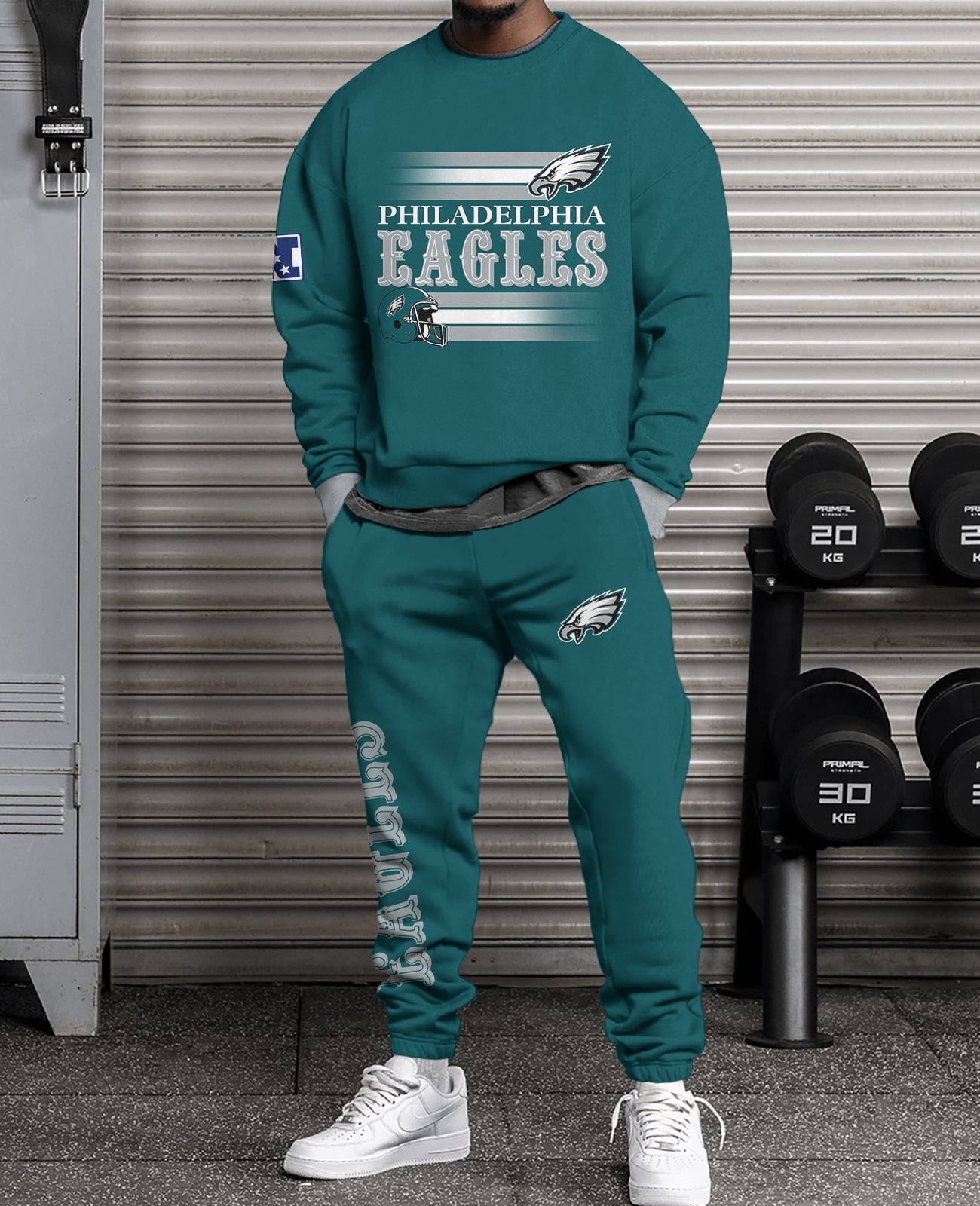 Philadelphia Eagles Combo 3D Sweatsuit and Sweatpants Unisex CBSP102