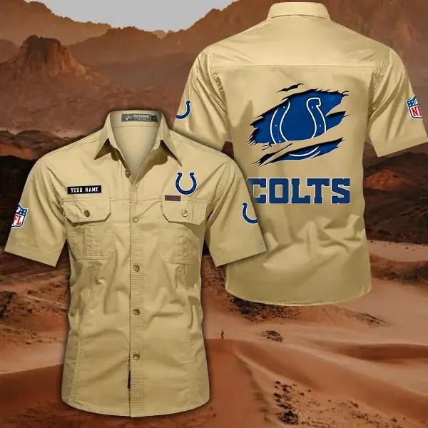 Indianapolis Colts Men’s Short Sleeve Cargo Shirts New 2025 AZBT2DCGS000014