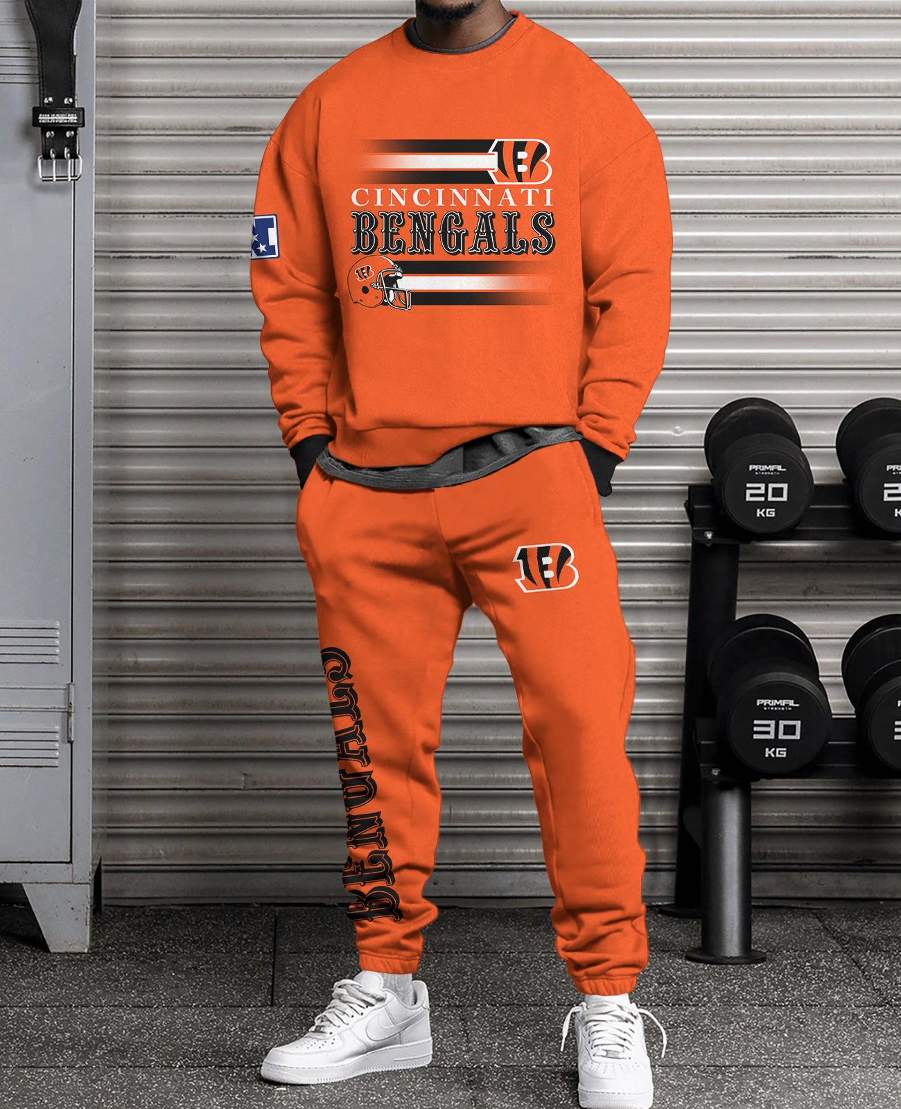 Cincinnati Bengals Combo 3D Sweatsuit and Sweatpants Unisex CBSP114