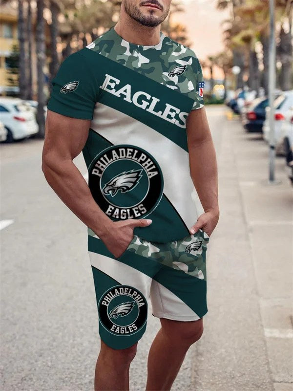 Philadelphia Eagles T-shirt and Shorts AZTS110