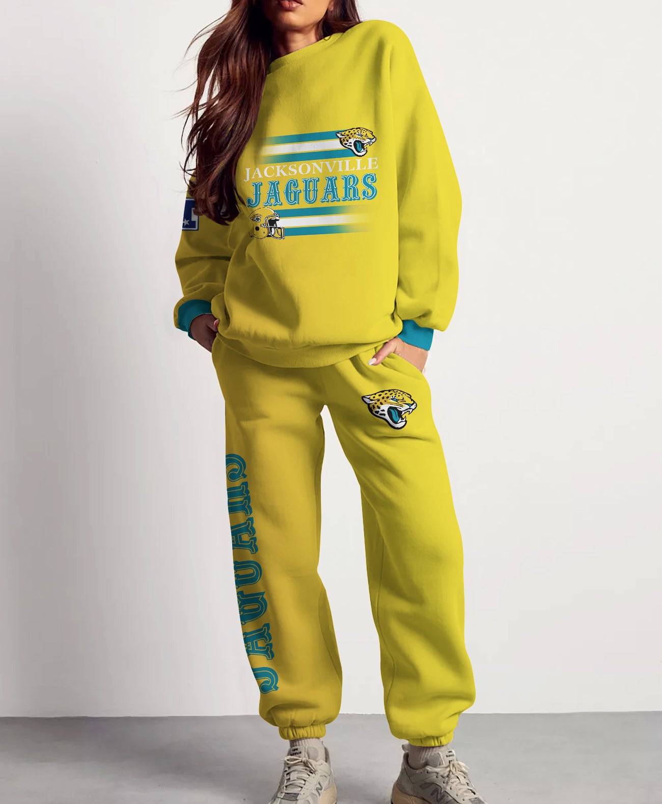 Jacksonville Jaguars Combo 3D Sweatsuit and Sweatpants Unisex CBSP132