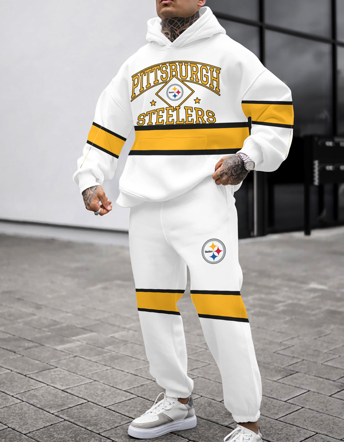 Pittsburgh Steelers Combo Pullover Hoodie And Sweatpants AZBTPHSP000108