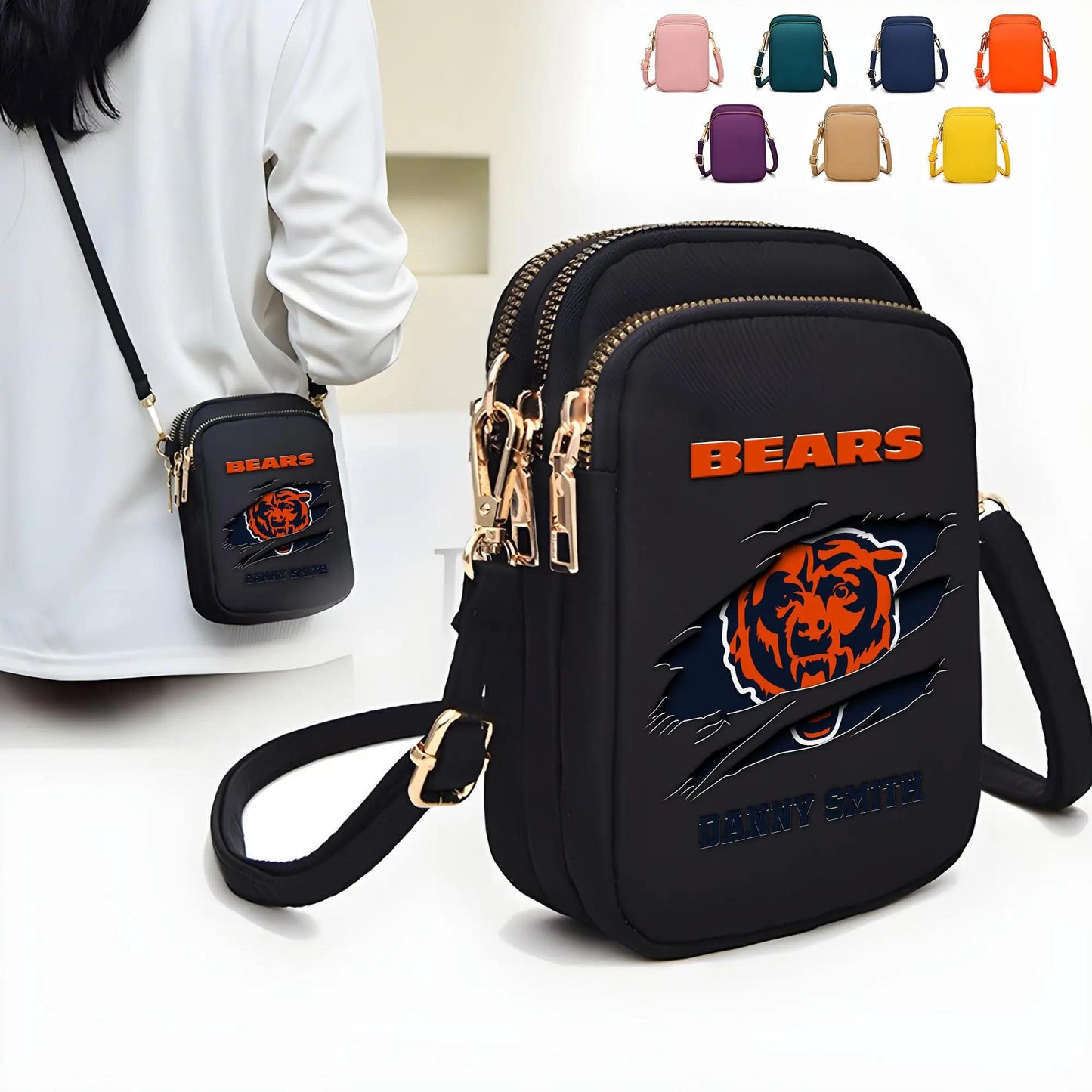 Chicago Bears Mini Crossbody Bag for Women New Trending 2025 AZBT2DMCB000020