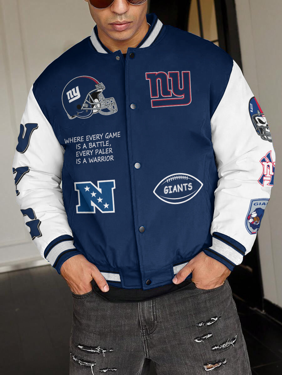 New York Giants National Football League Varsity Jacket AZBTVJK000494