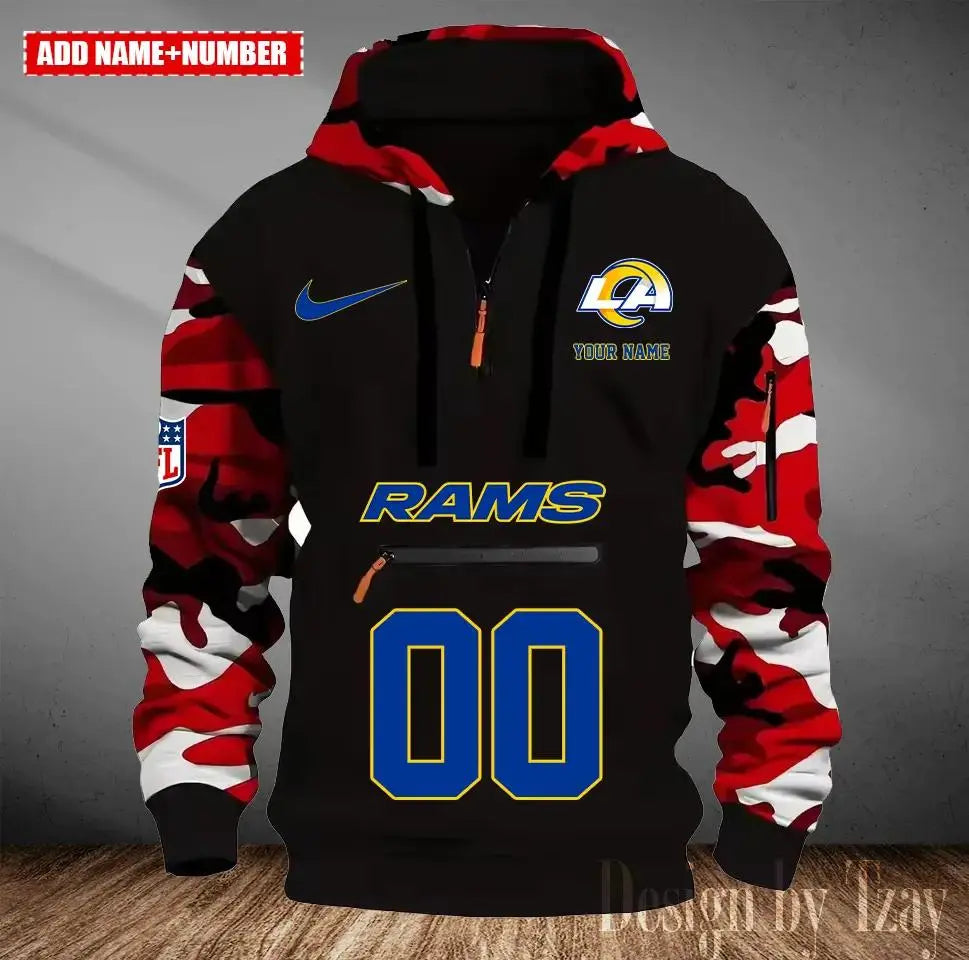 Los Angeles Rams Camouflage Hooded Sweatshirt HA19