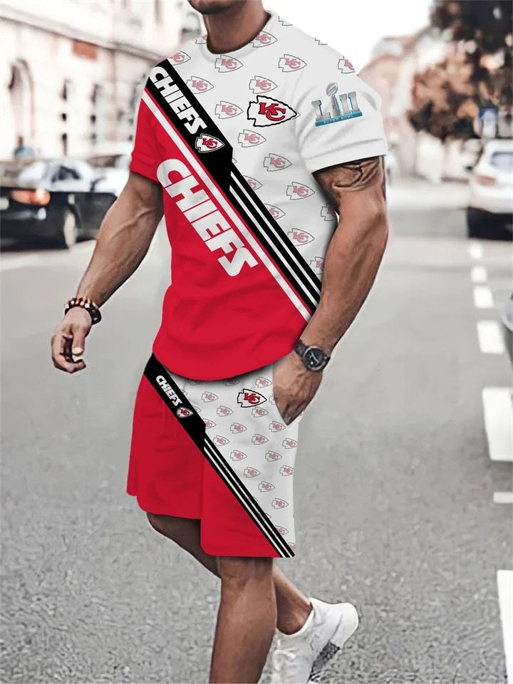 Kansas City Chiefs T-shirt and Shorts AZTS076