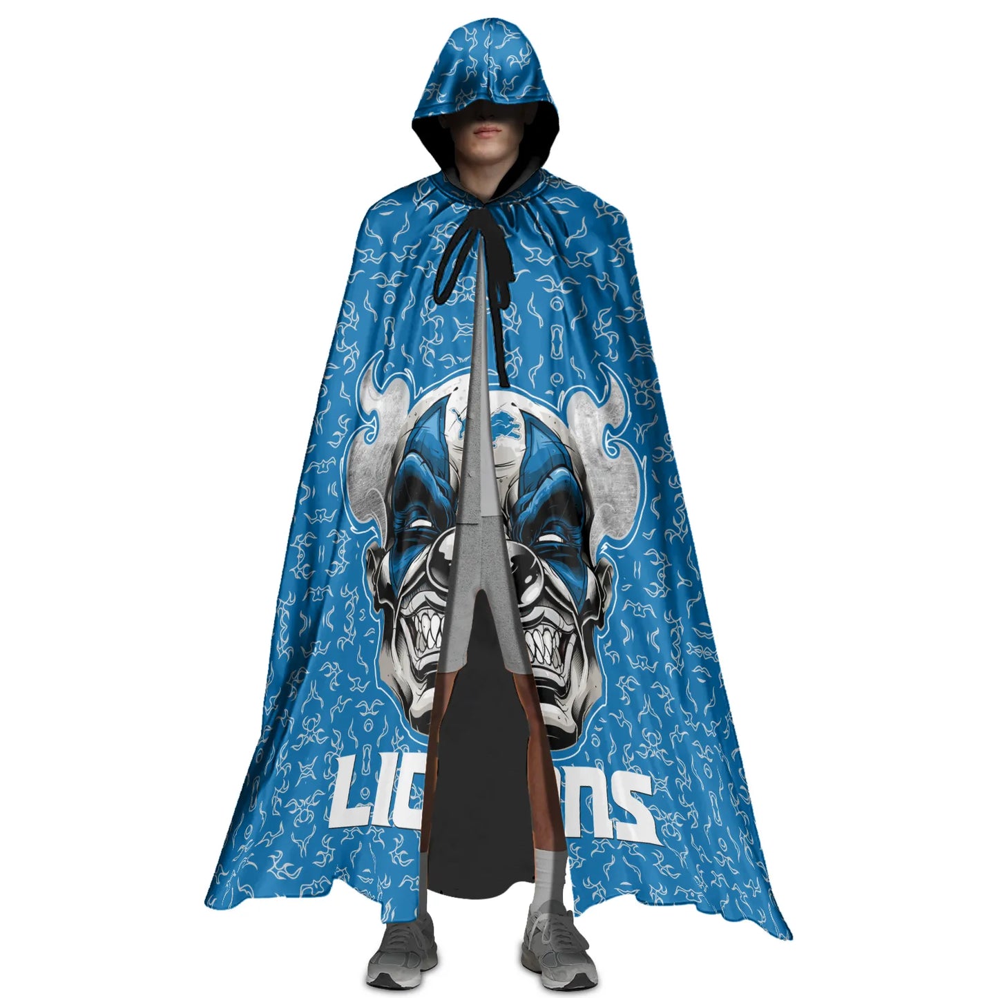Detroit Lions Halloween Clown Limited Edition All-Over Print Halloween Cloak