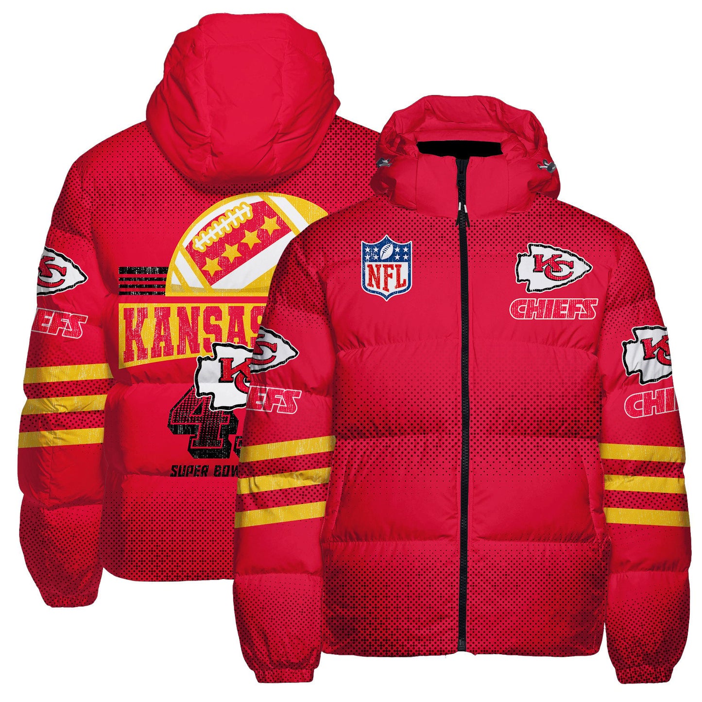 Kansas City Chiefs CozyCloud Down Jacket AZBTDWJ000387