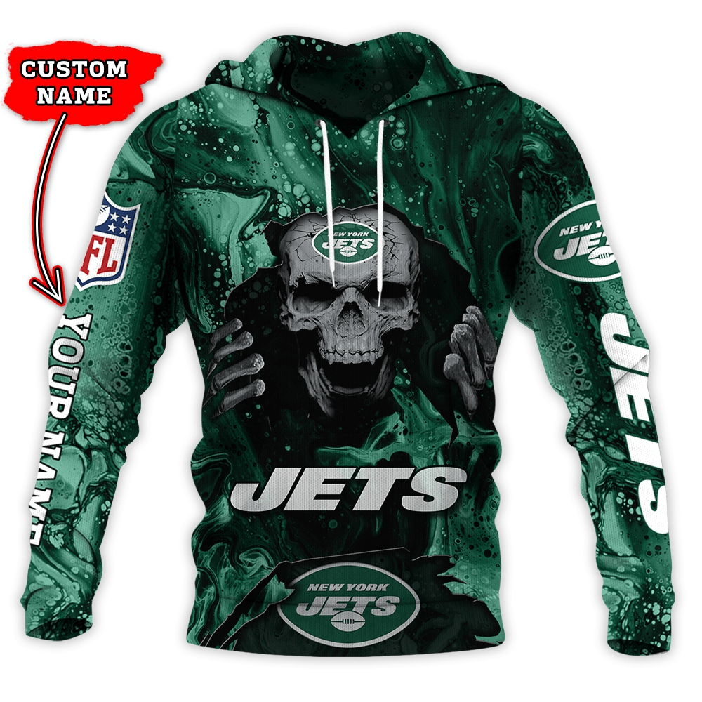 New York Jets Personalized Hoodie and Joggers AZCHD999