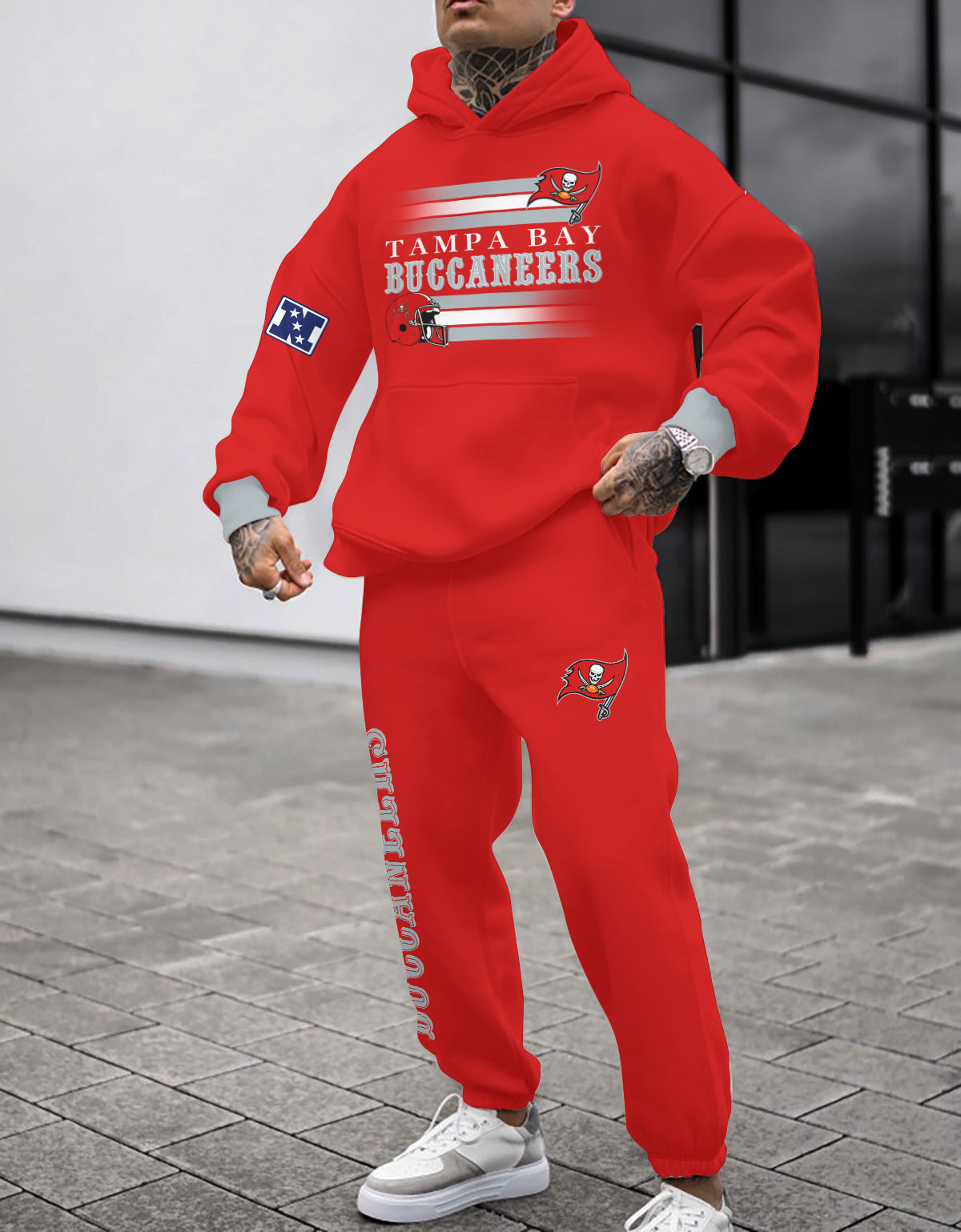 Tampa Bay Buccaneers Combo Pullover Hoodie And Sweatpants AZBTPHSP000453
