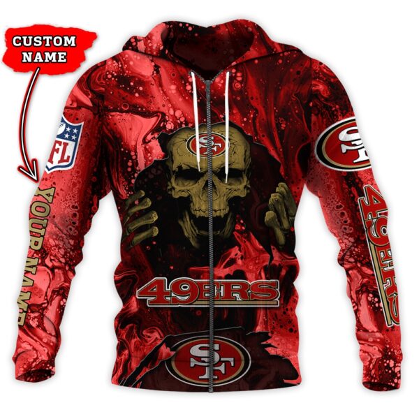 San Francisco 49ers Personalized Hoodie and Joggers AZCHD1002
