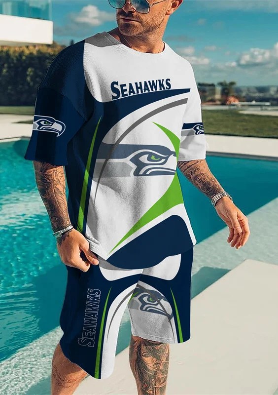Seattle Seahawks T-shirt and shorts AZTS034