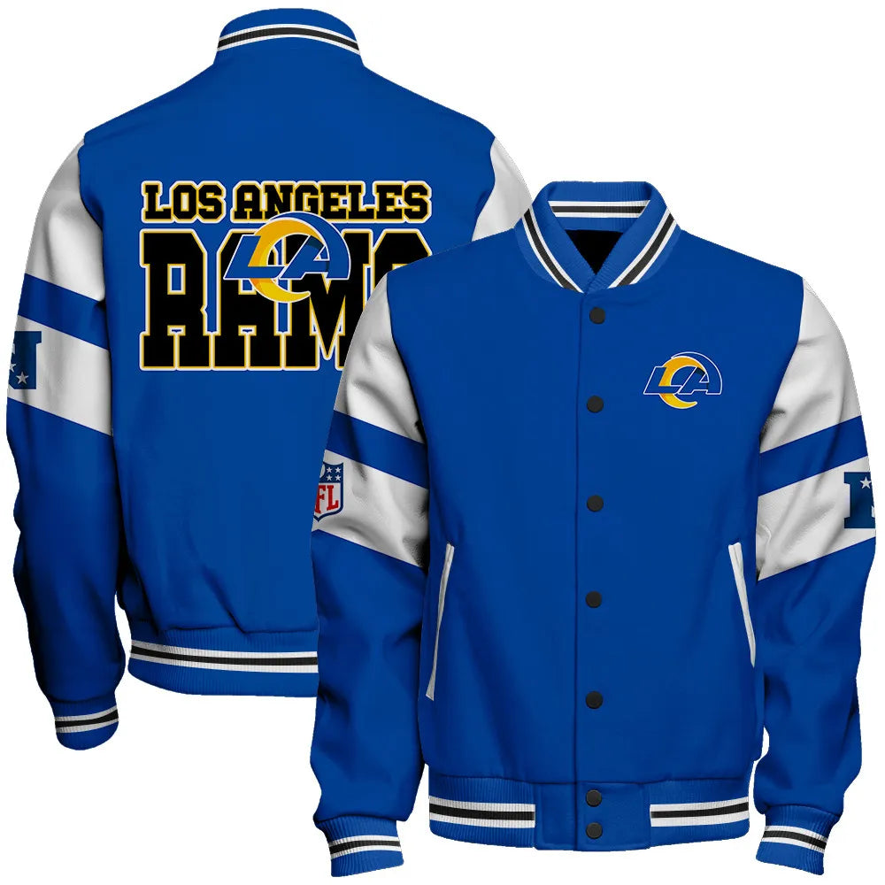 Los Angeles Rams National Football Conference Unisex Varsity Jacket AZDDVJK000011