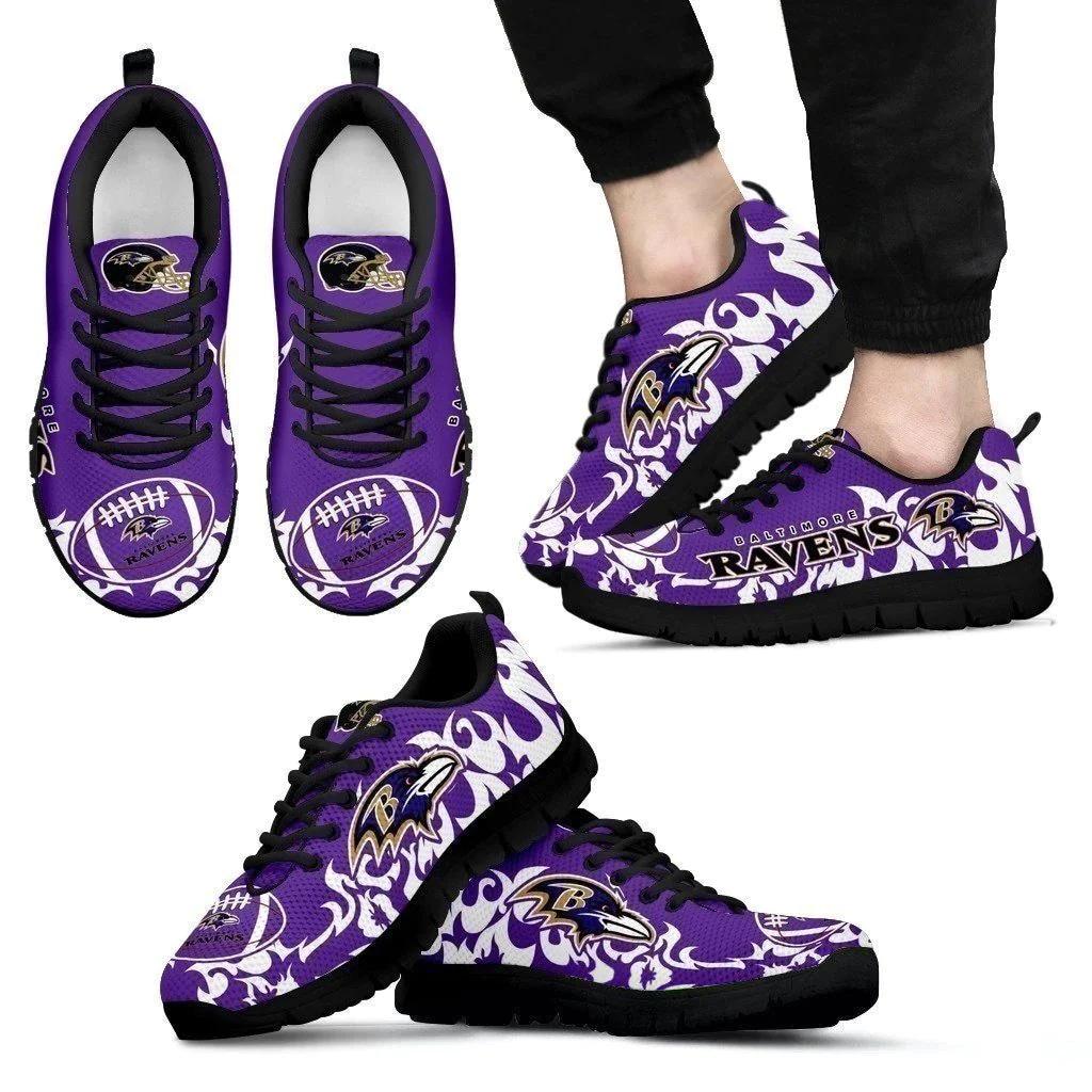 Baltimore Ravens Custom Sneakers For Fan HA02