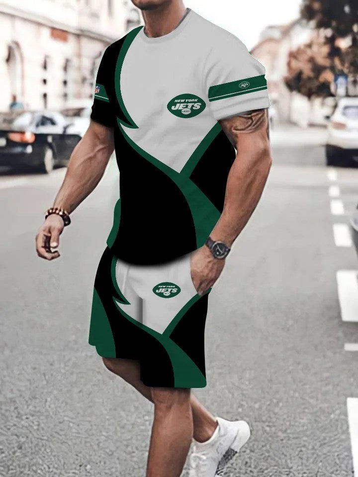 New York Jets T-shirt and Shorts AZTS595
