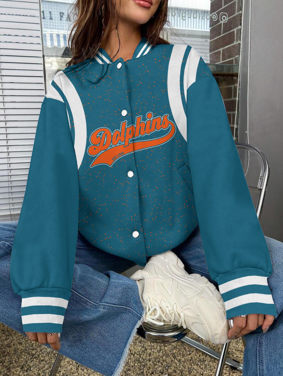 Miami Dolphins National Football League Varsity Jacket AZBTVJK000555