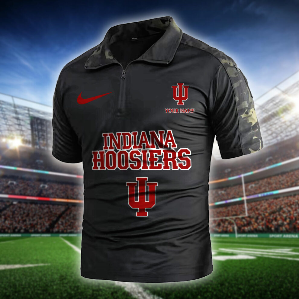 Indiana Hoosiers Army Polo Shirt AZBTAPS000010