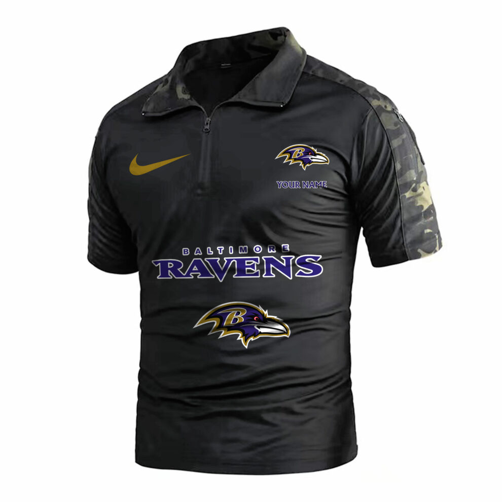 Baltimore Ravens Army Polo Shirt AZBTAPS000040