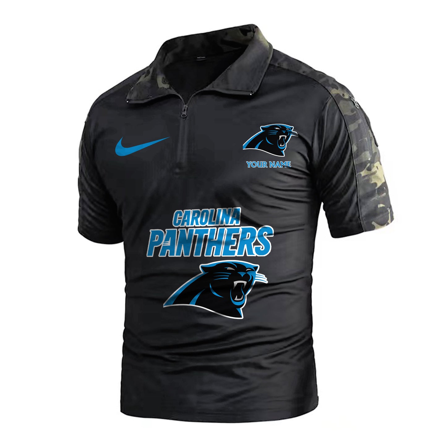 Carolina Panthers Army Polo Shirt AZBTAPS000042