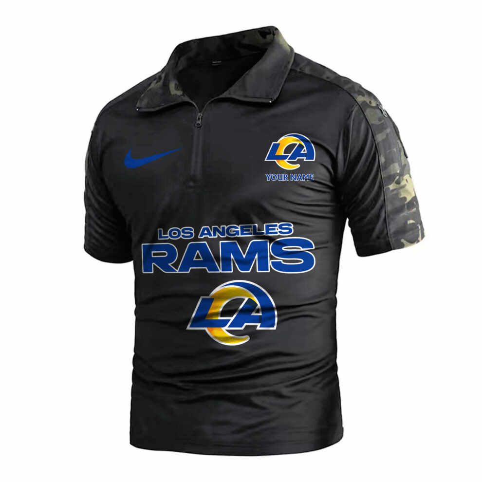 Los Angeles RamsArmy Polo Shirt AZBTAPS000053