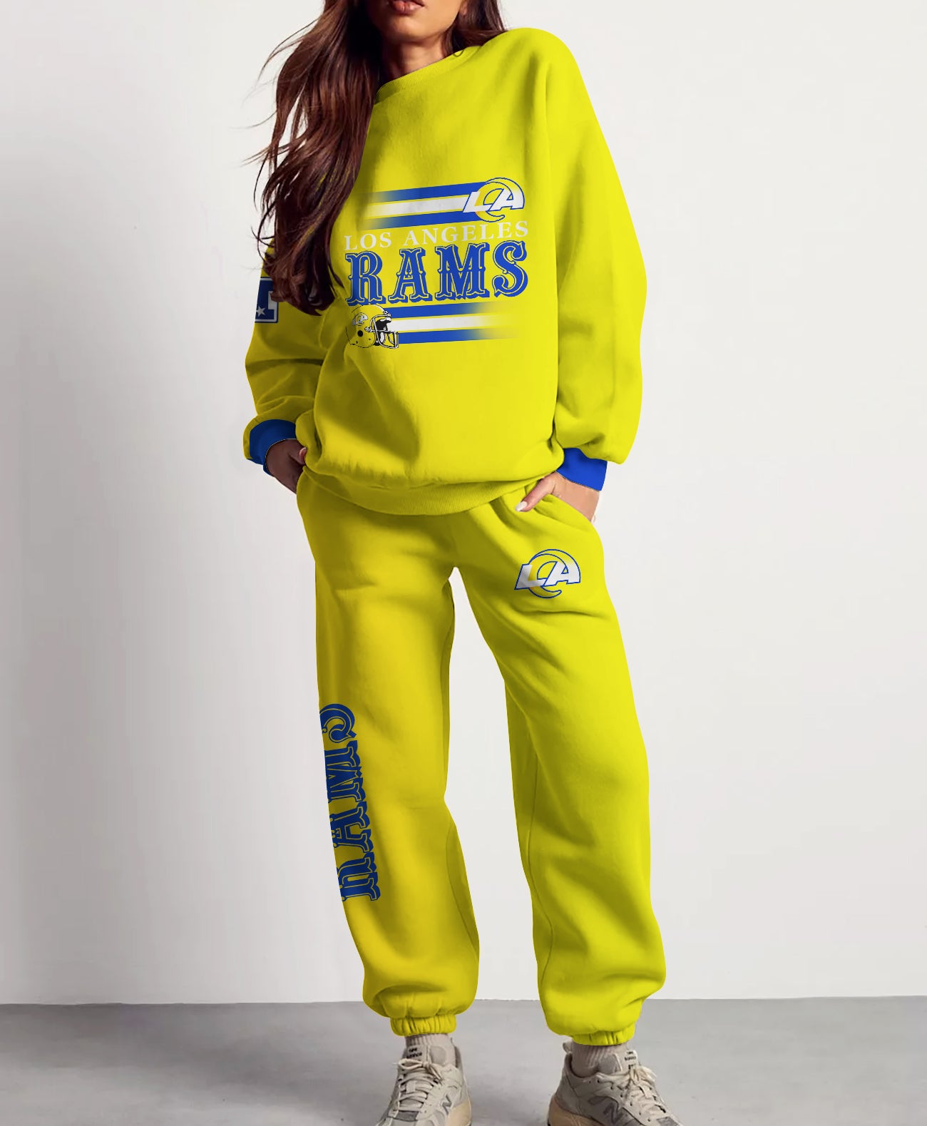 Los Angeles Rams Combo 3D Sweatsuit and Sweatpants Unisex CBSP153