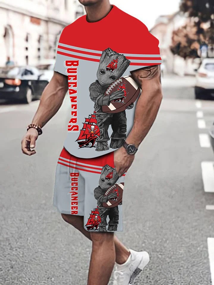 Tampa Bay Buccaneers T-shirt and Shorts AZTS443
