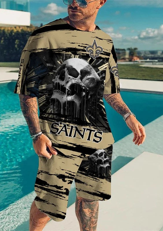 New Orleans Saints T-shirt and Shorts AZTS087